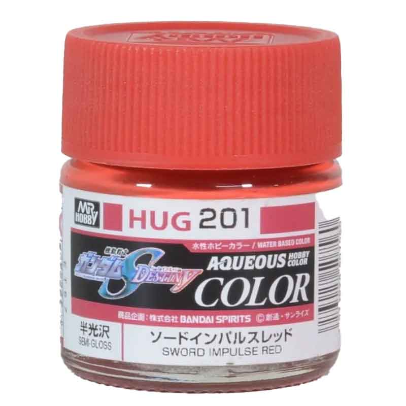 Mr Hobby HUG-201 10ml Aqueous Gundam Color - Sword Impulse Red