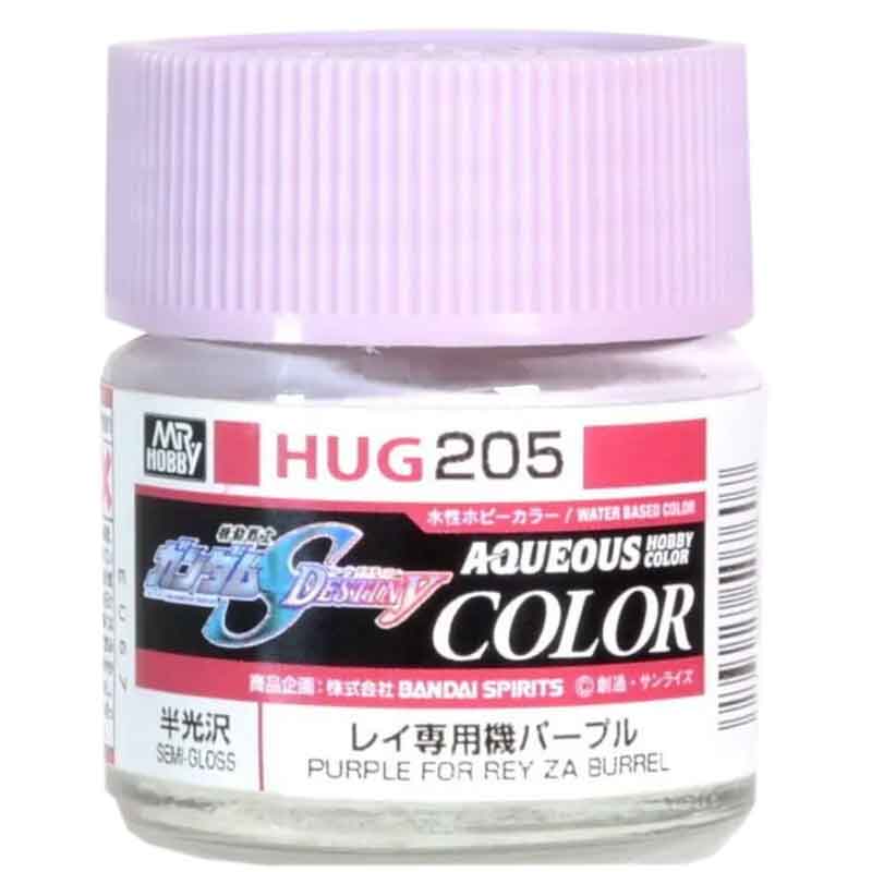 Mr Hobby HUG-205 10ml Aqueous Gundam Color - Purple F Rey Za Burr