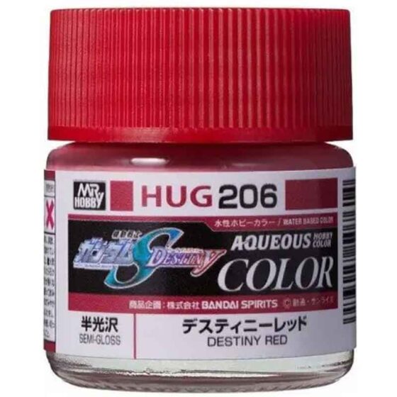 Mr Hobby - Aqueous Gundam Color - Destiny Red (10ml) HUG-206
