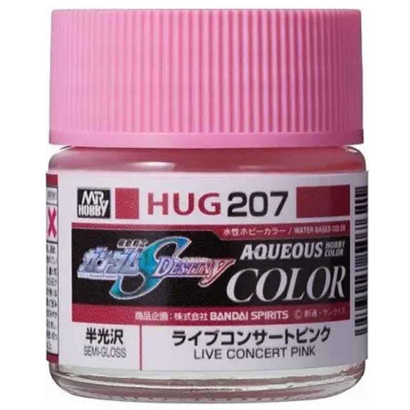 Mr Hobby HUG-207 10ml Aqueous Gundam Color - Live Concert Pink