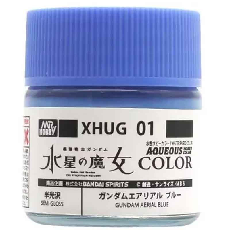 Mr Hobby XHUG-01 10ml Aqueous Gundam Color - Aerial Blue