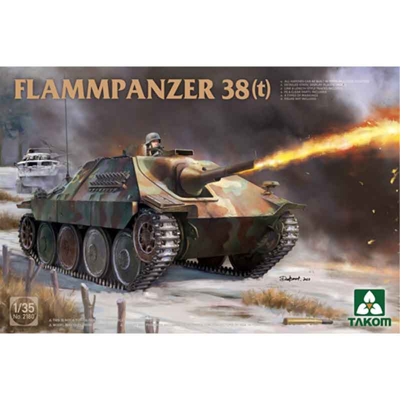 Takom 02180 1/35 German WWII Flammpanzer 38(t)