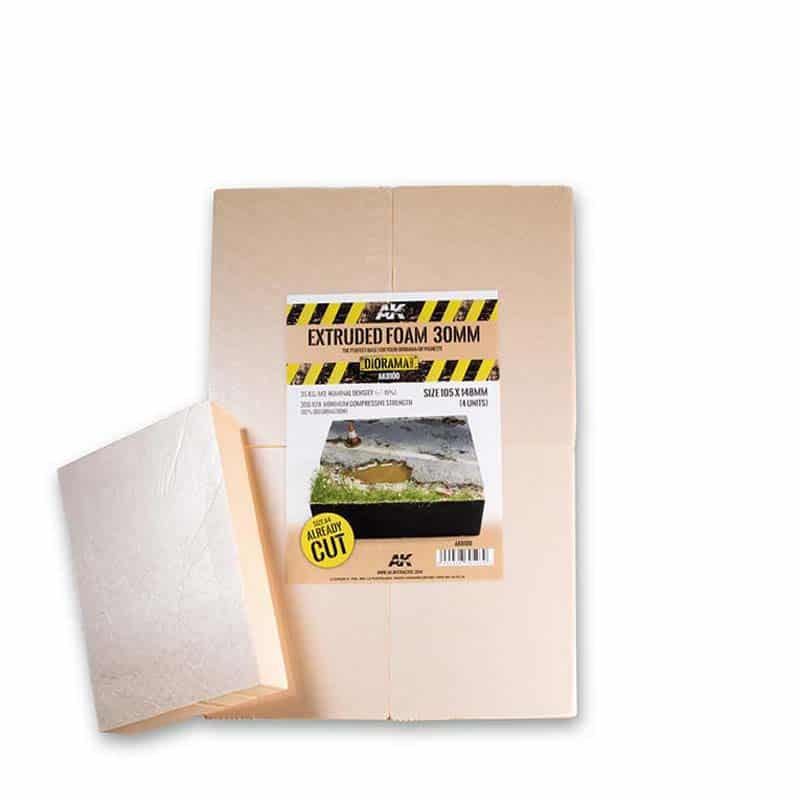 AK Interactive Extruded Foam A4 Pre-Cut (30mm) AK-8100 AK Interactive Extruded Foam A4 Pre-Cut (30mm) AK-8100