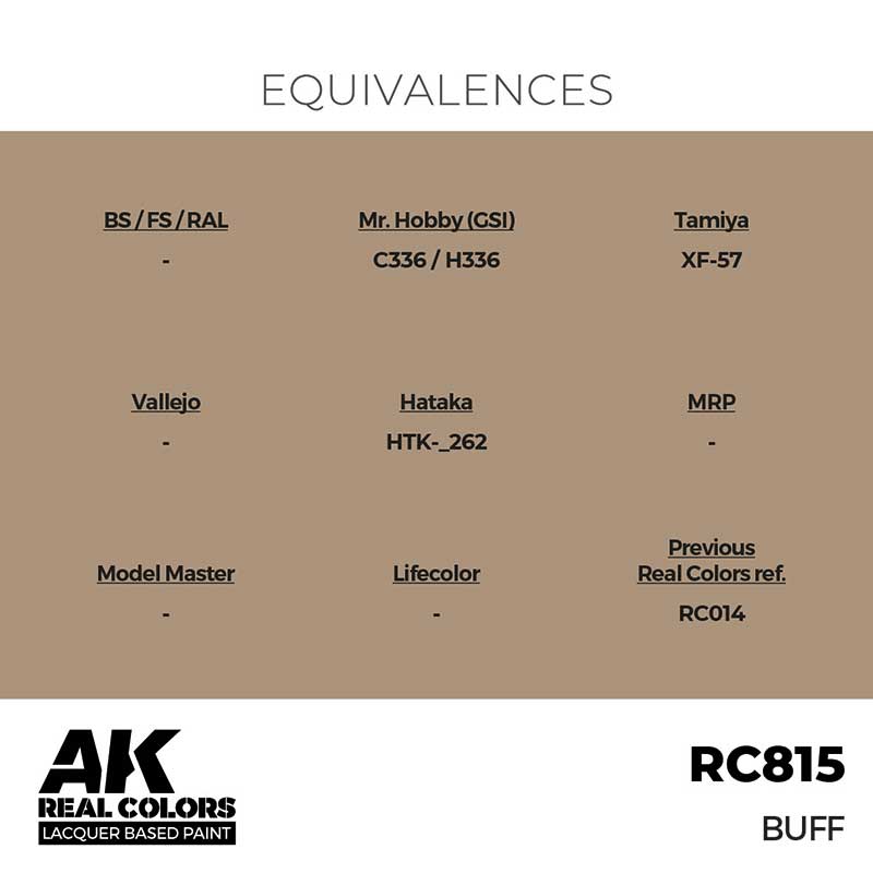 AK Interactive RC815 17ml Buff Real Color