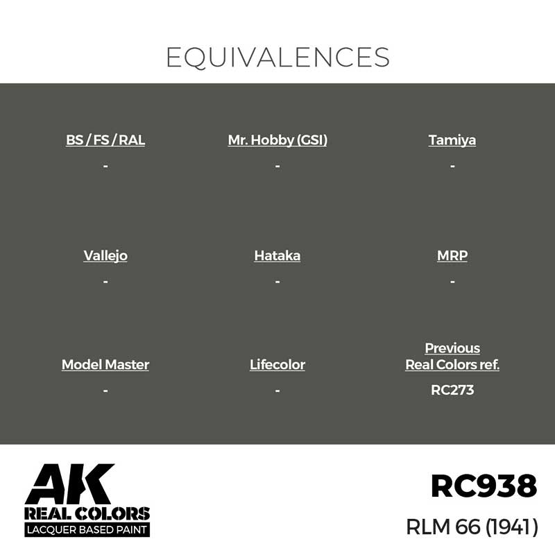 AK Interactive RC938 17ml RLM 66 (1941) Real Color