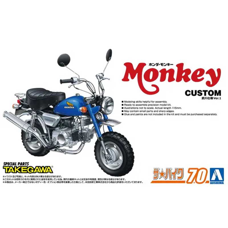 Aoshima 062968 1/12 Z50J Monkey '78 Custom Takegawa Ver.1