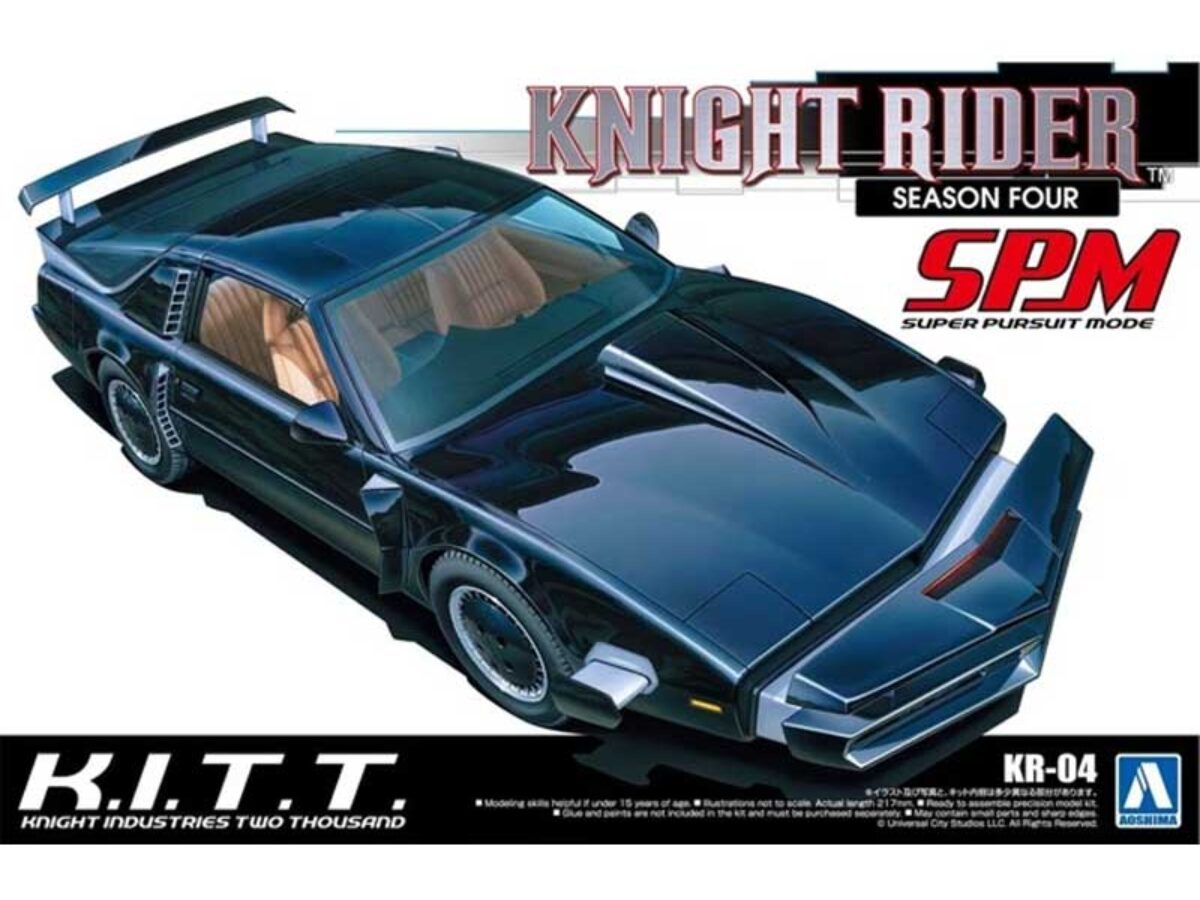 Knight Rider K.I.T.T. SPM MODE ミニカー Aoshima-Movie Mecha #KR-04-1/24 Knight Rider Knight 2000