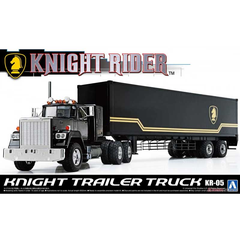 Aoshima 063798 1/24 Knight Rider Knight Trailer Truck