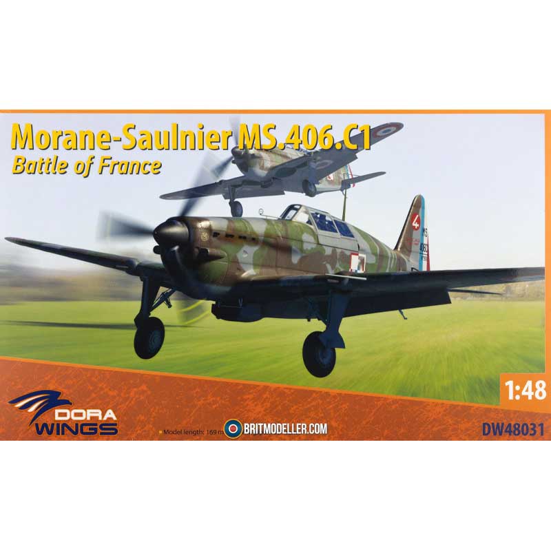 Dora Wings DW48031 1/48 Morane-Saulnier MS.406 C1