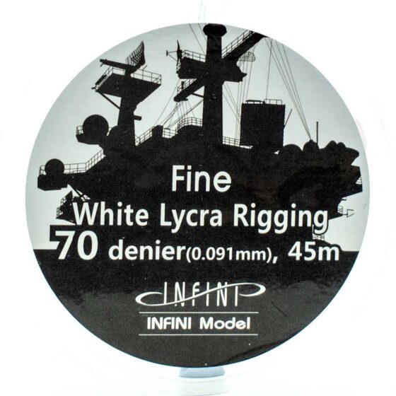 1/350 (145ft) White Ship Rigging Fine Infini Model IR-0702W
