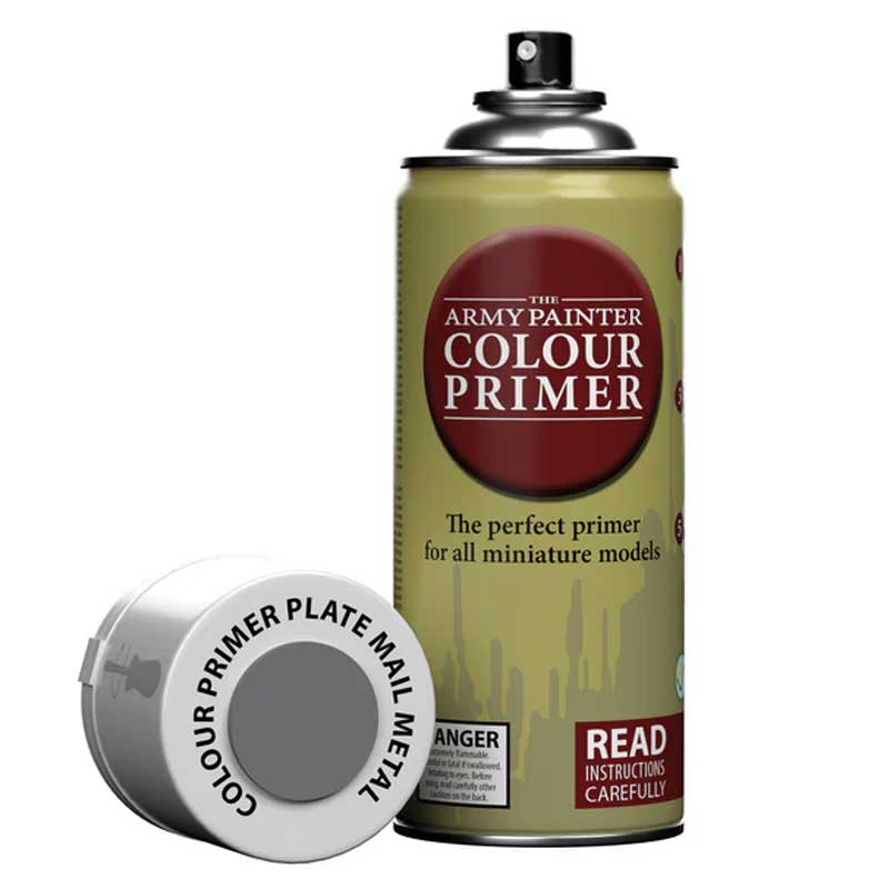 The Army Painter CP3008 Colour Primer Plate Mail Metal