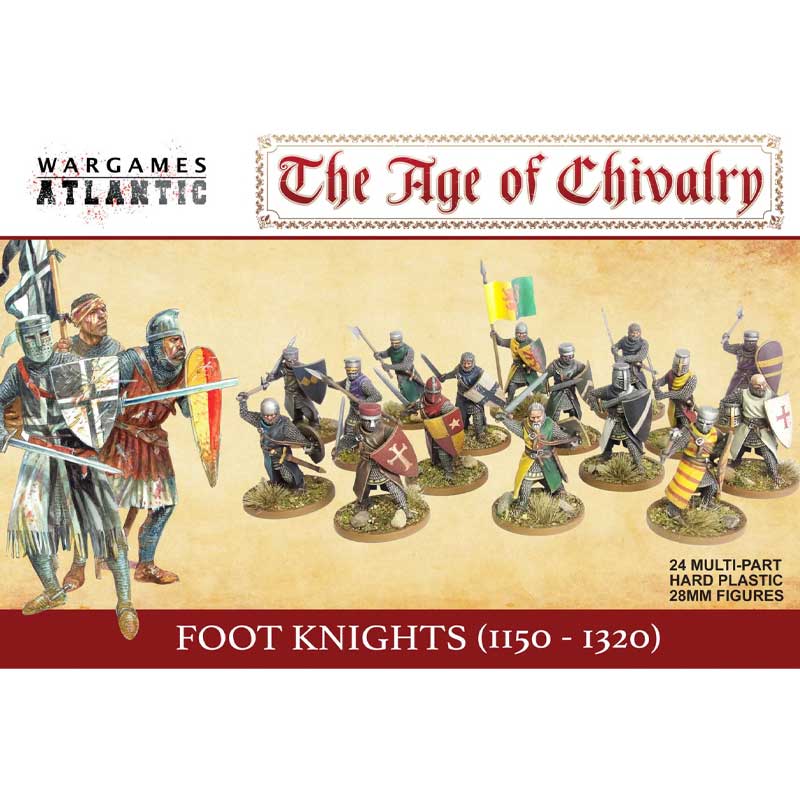 Wargames Atlantic WAAAC001 28mm Foot Knights (1150-1320)
