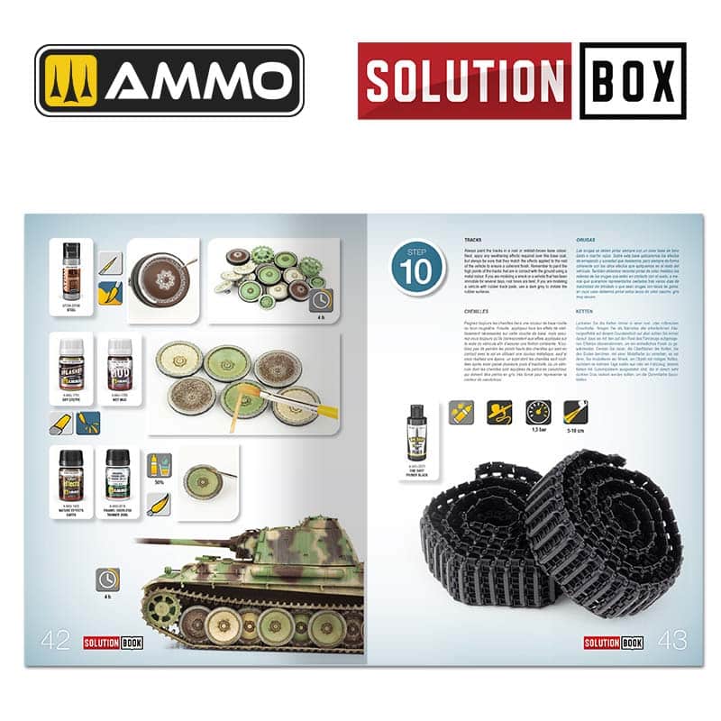 SOLUTION BOX 23 – WWII German Late War Vehicles. Colors and Weathering System A.MIG-7729 Ammo - Image 6