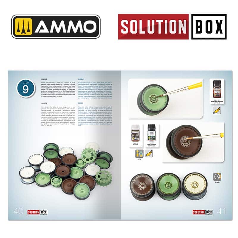 SOLUTION BOX 23 – WWII German Late War Vehicles. Colors and Weathering System A.MIG-7729 Ammo - Image 7