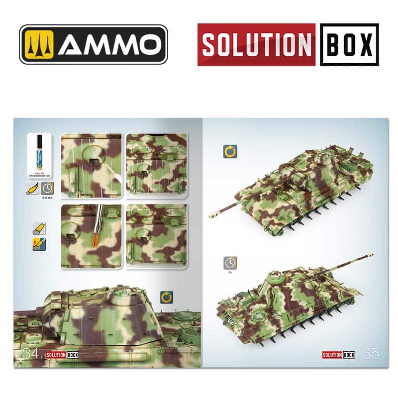SOLUTION BOX 23 – WWII German Late War Vehicles. Colors and Weathering System A.MIG-7729 Ammo - Image 9