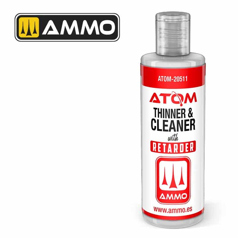 ATOM Thinner and Cleaner with Retarder 60 mL ATOM-20511 Ammo