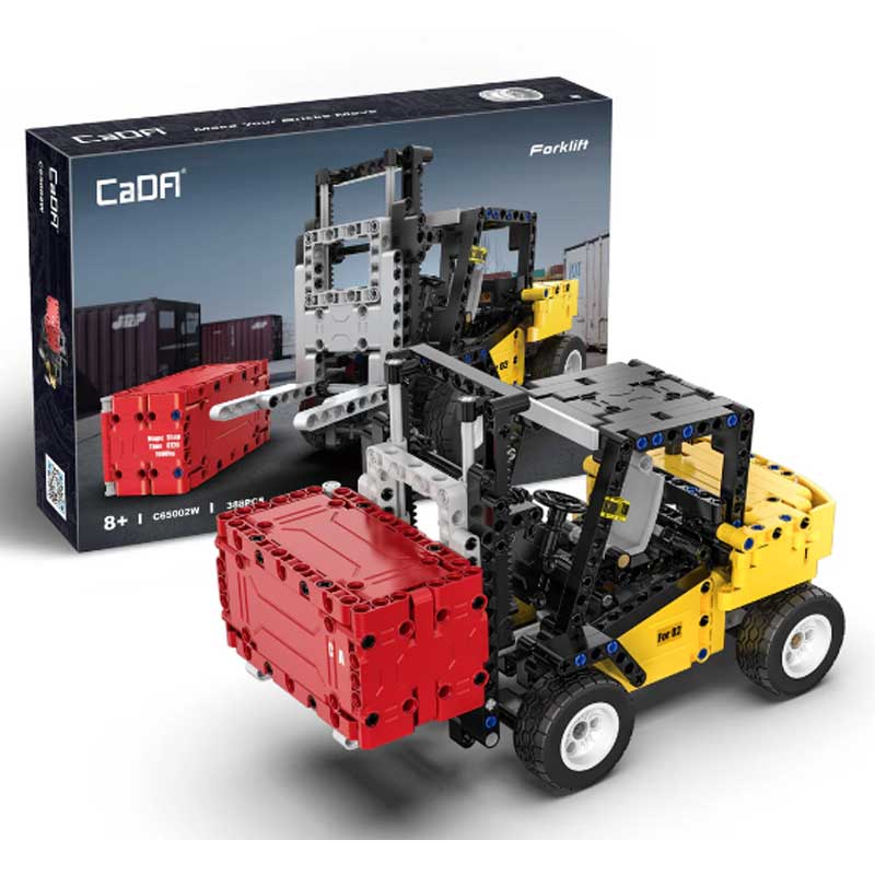 Forklift - 388 pcs C65002W CaDA Bricks