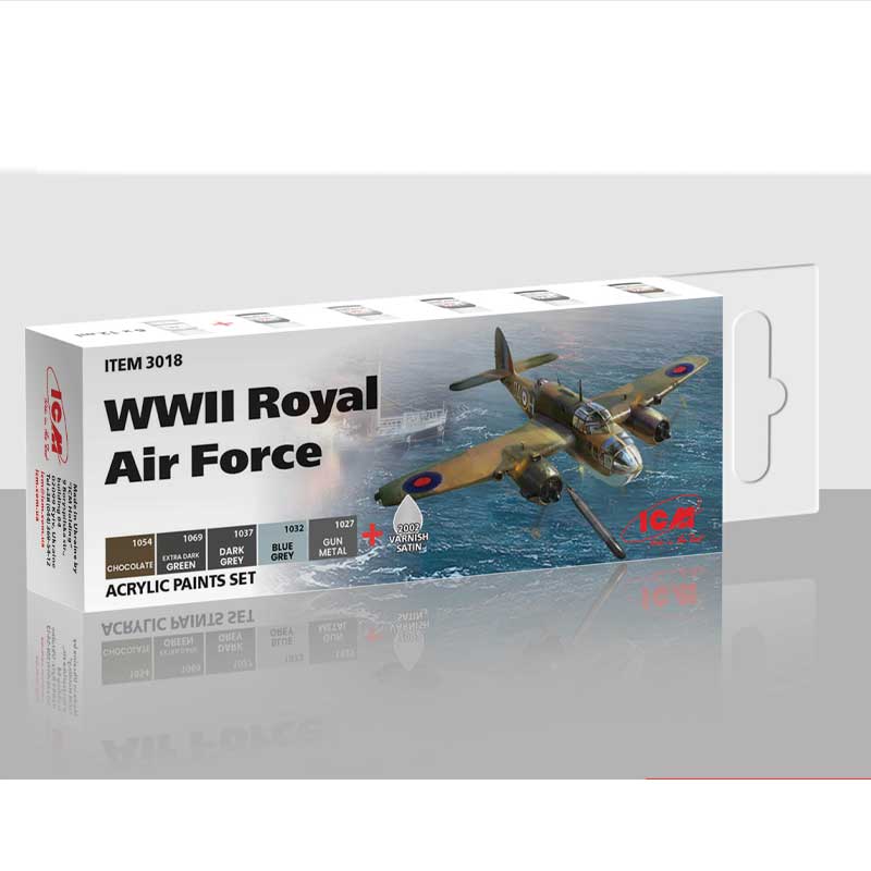 ICM Paint Set - WWII Royal Air Force 3018