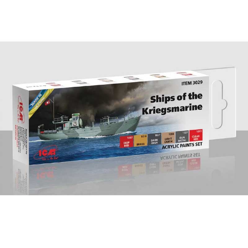 ICM Paint Set - Ships ofthe Kriegsmarine 3029