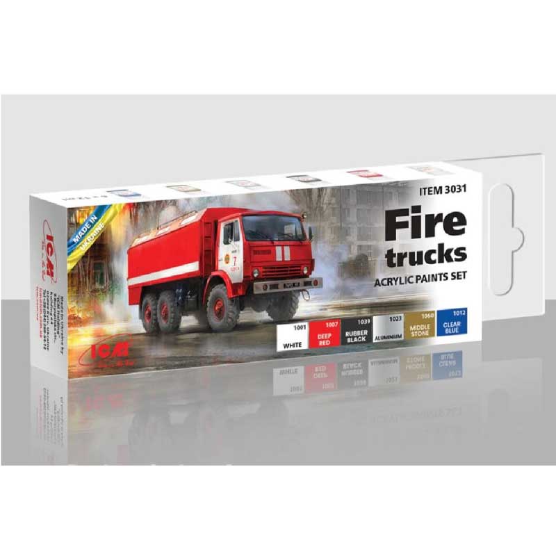 ICM Paint Set - Fire Trucks 3031