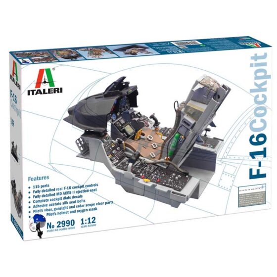 Italeri F-16 COCKPIT (1/12) 2990