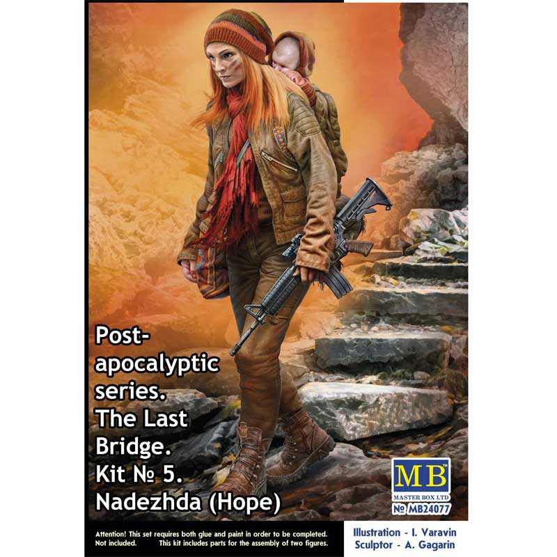 Master Box Pst-apocalyptic series. The Last Bridge. Kit No 5. Nadezhda (Hope) (1/24) MB-24077
