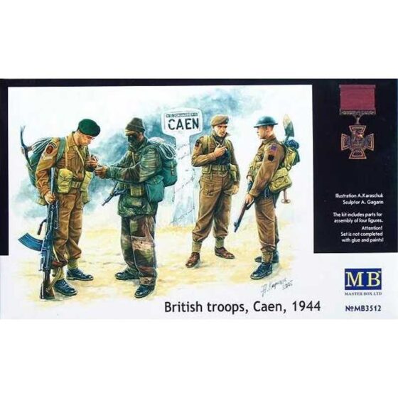 Master Box British Troops, Caen, 1944 (1/35) MB-3512