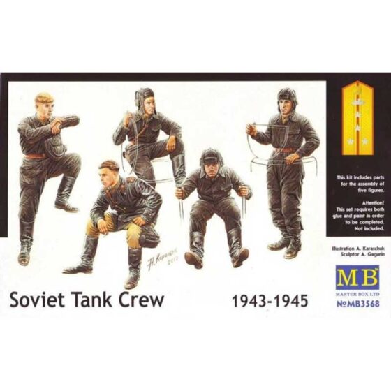 Master Box Soviet Tank Crew 1943-1945 (1/35) MB-3568