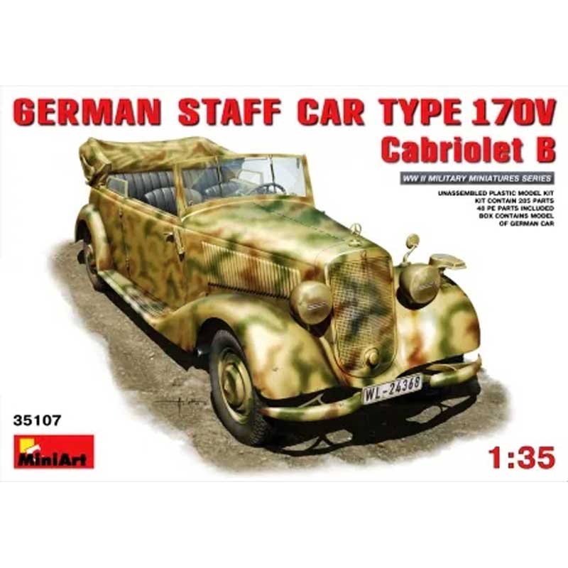 Miniart German STAFF CAR Type 170V Cabriolet B (1/35) 35107