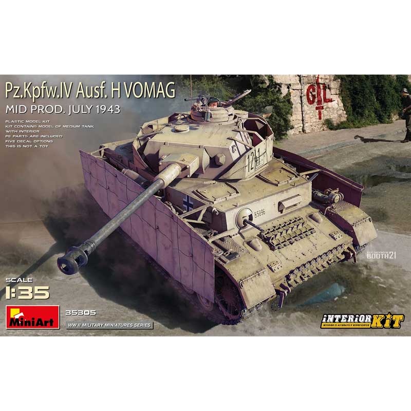 Miniart Pz.Kpfw.IV Ausf. H Vomag Mid Production July 1943 Interior Kit (1/35) 35305