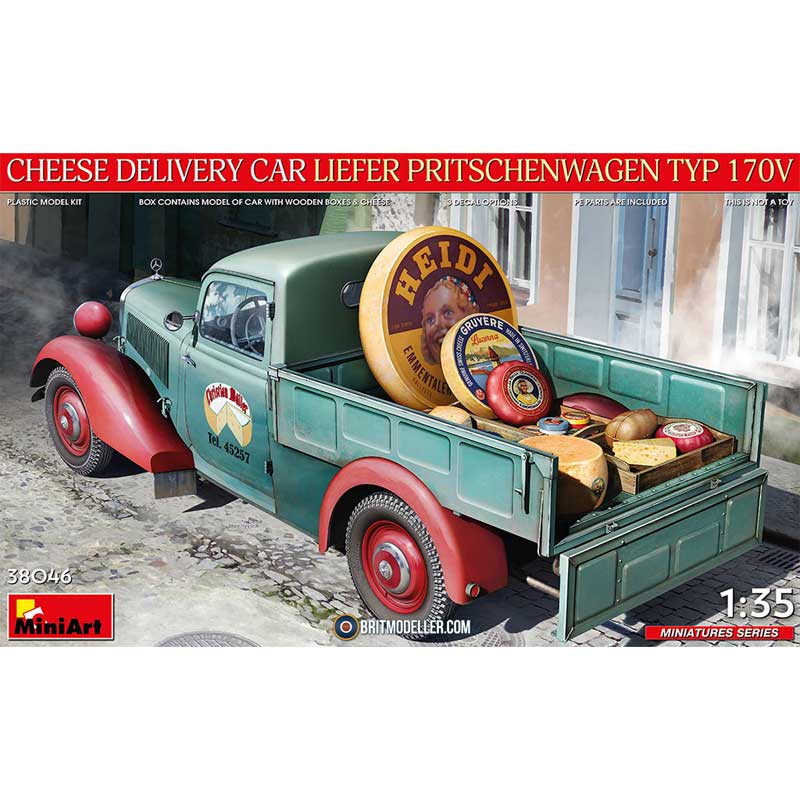 Miniart Liefer Pritschenwagen Typ 170V Cheese Delivery Car (1/35) 38046