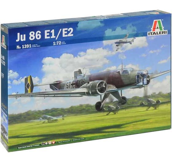 Italeri JU 86 E1/E2 (1/72) 1391 Italeri JU 86 E1/E2 (1/72) 1391