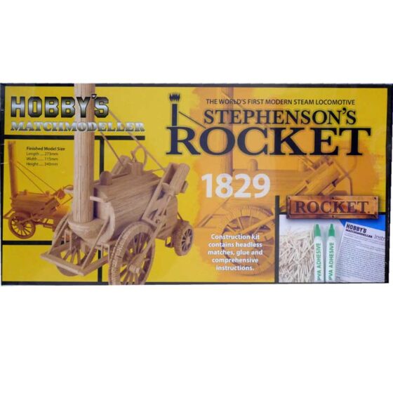 Matchbuilder Stephenson's Rocket 1829 (Matchstick Kit) Matchbuilder Stephenson's Rocket 1829 (Matchstick Kit)