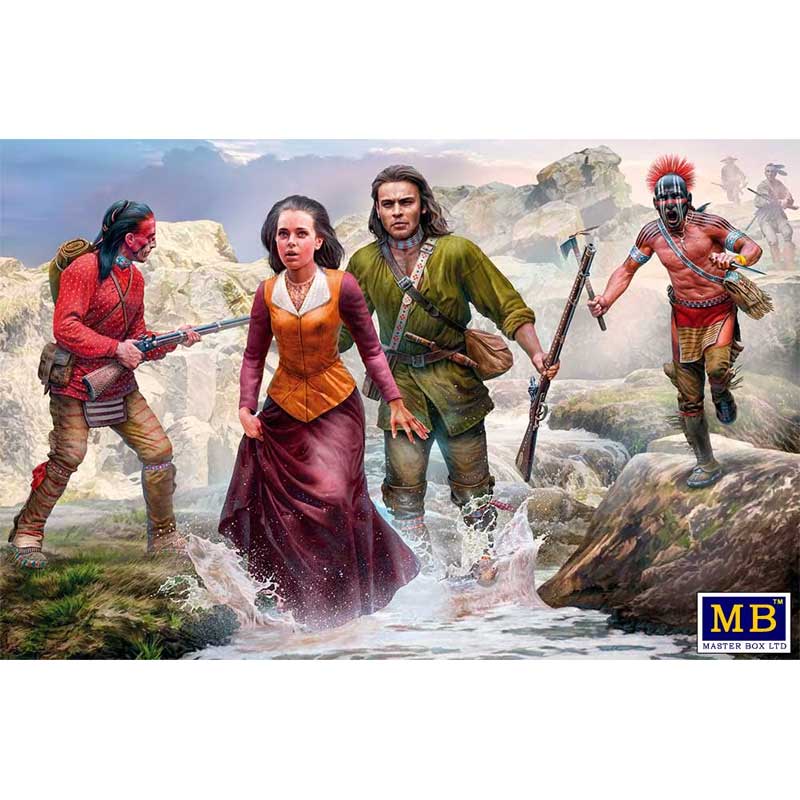 Master Box The Mohicans, Indian War Series, No.6 (1/35) MB-35234