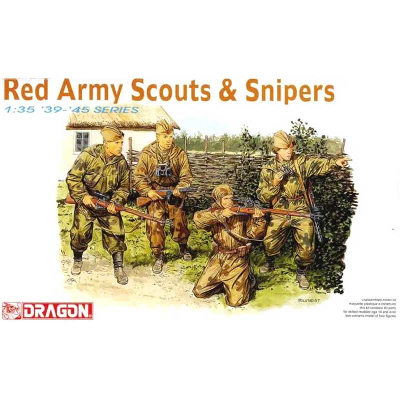 Dragon Red Army Scouts & Snipers (1/35) 6068
