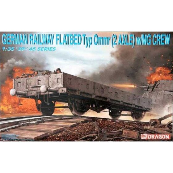 Dragon German Railway Flatbed Typ Ommr (1/35) 6085
