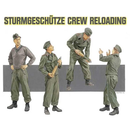 Dragon Sturmgeschutz Crew Reloading Russia (1/35) 6192 Dragon Sturmgeschutz Crew Reloading Russia (1/35) 6192