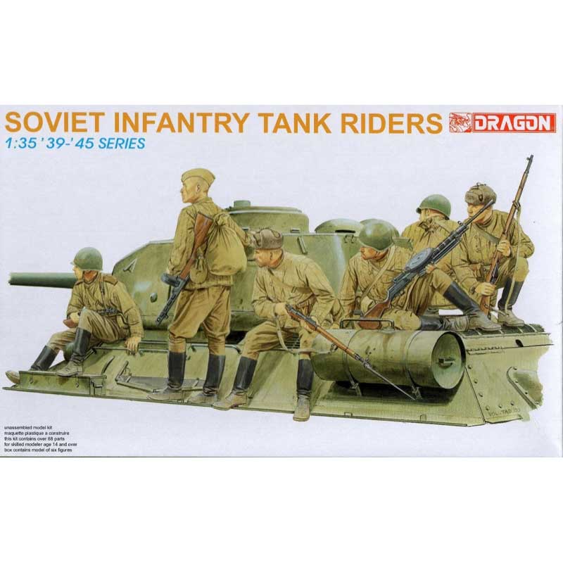 Dragon Soviet Infantry Tank Riders (1/35) 6197