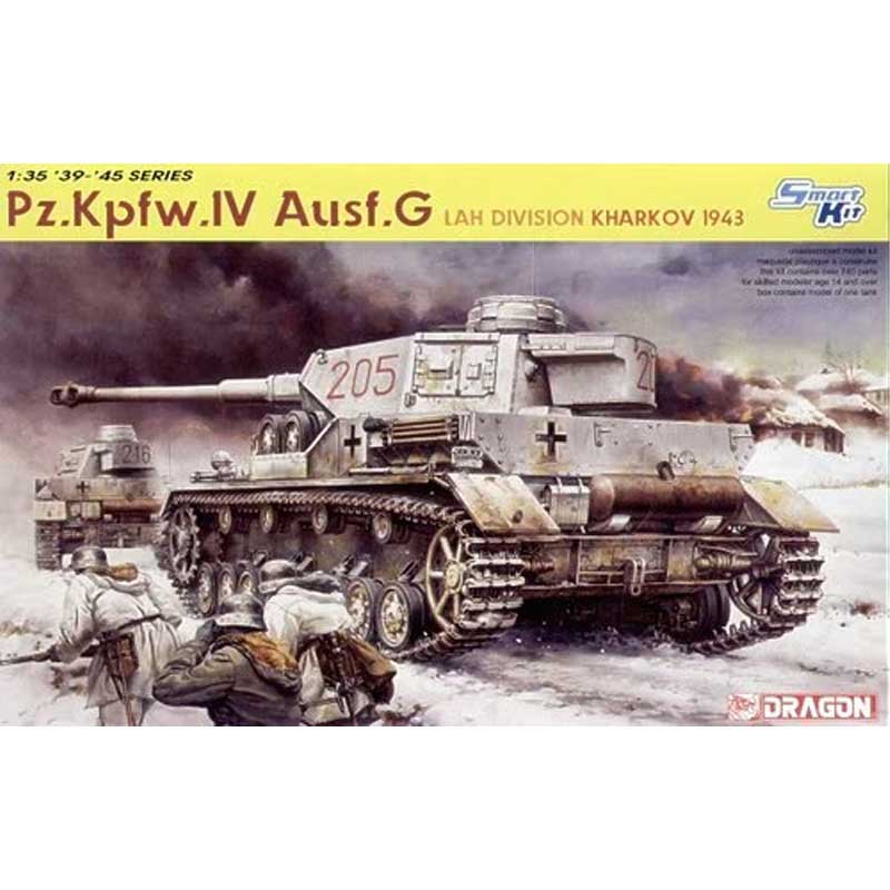 Dragon Pz.Kpfw.IV Ausf G LAH Division Kharkov 1943 (1/35) 6363