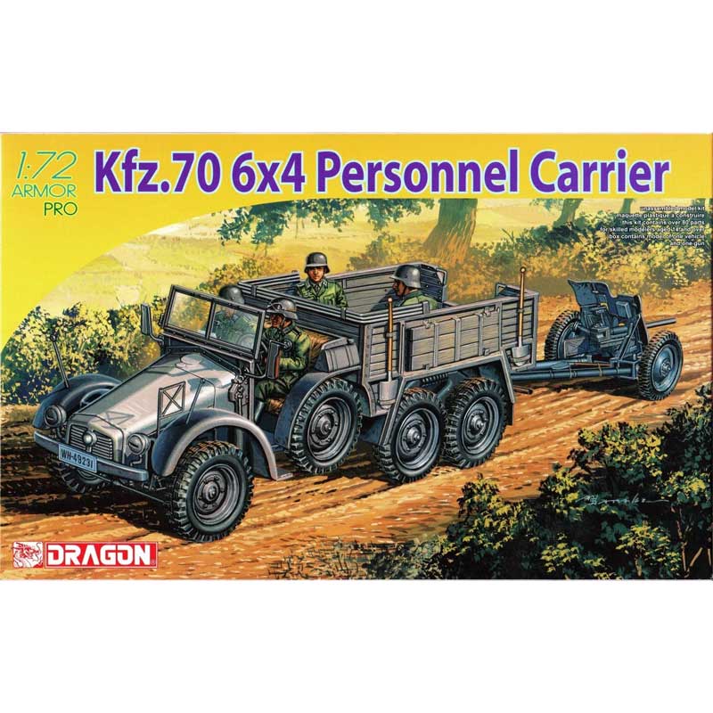 Dragon KFZ 70 6X4 Personnel Carrier (1/72) 7377