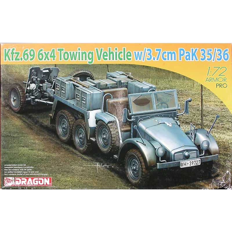 Dragon KFZ.69 6X4 Truck & 3.7cm PAK (1/72) 7419