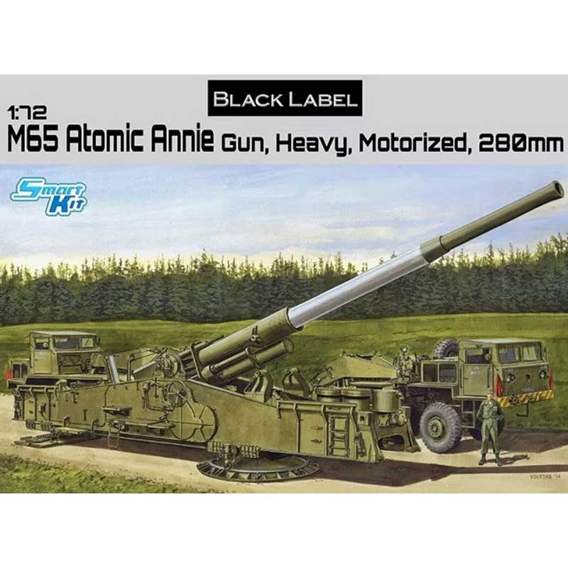 Dragon M65 Atomic Annie Gun (1/72) 7484