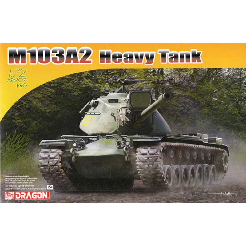 Dragon M103A2 Heavy Tank (1/72) 7523