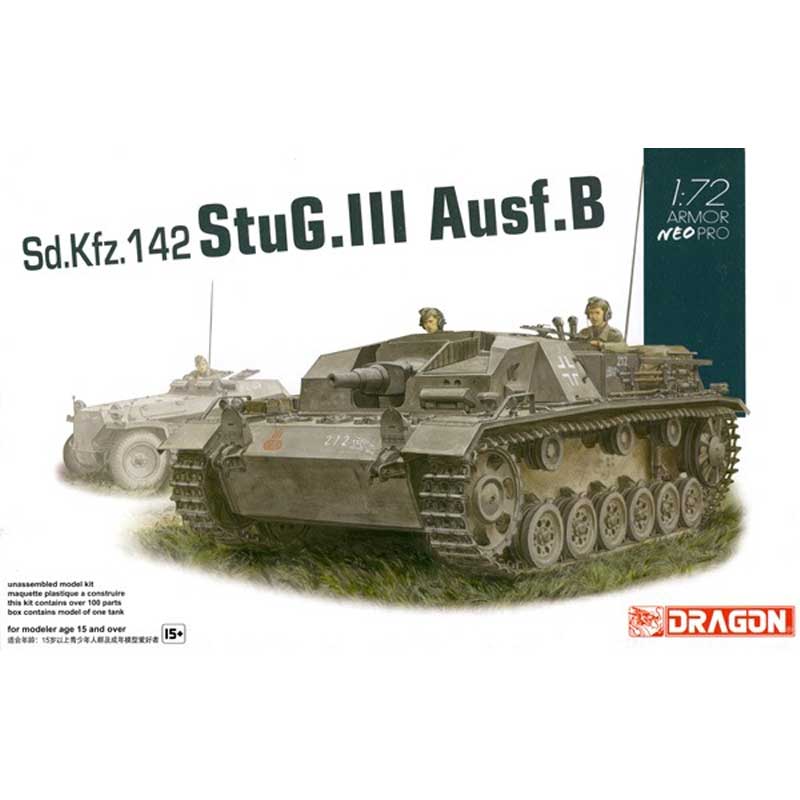 Dragon Stug Iii Ausf B W/Neo Track (1/72) 7636