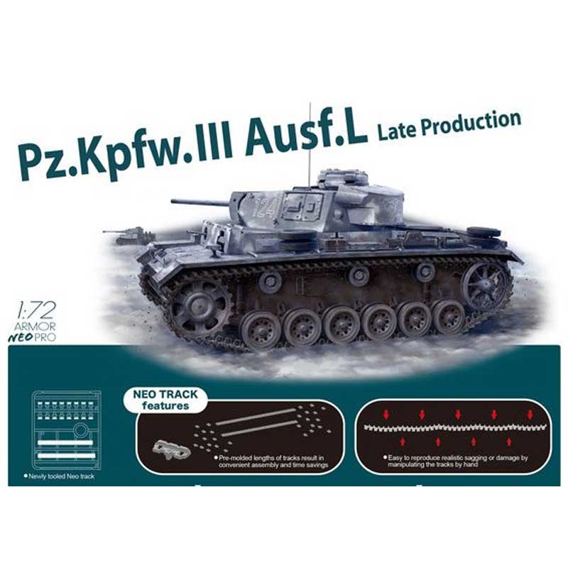 Dragon Pz.Kpfw.Iii Ausf.L Late Prod (1/72) 7645