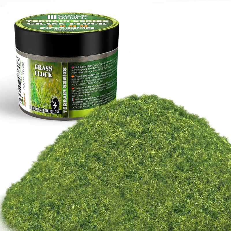 Green Stuff World - Static Grass Flock Spring Grass (4-6mm) (200ml)