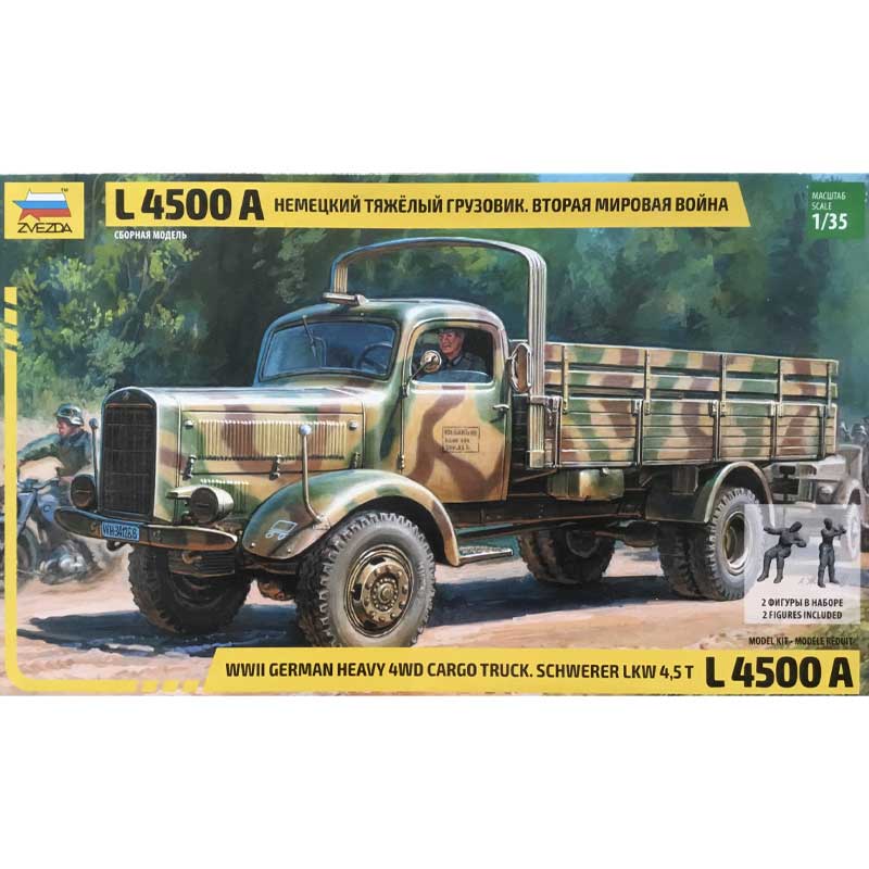 Zvezda German truck L-4500S WWII RR (1/35) 3596