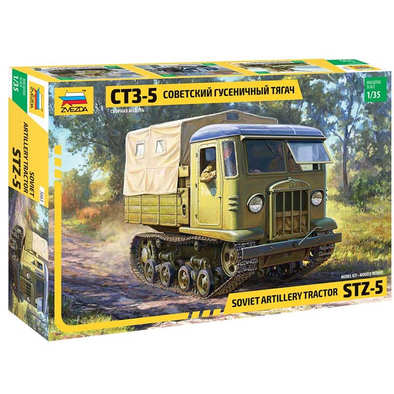 Zvezda Stz-5 Soviet Artillery Tractor (1/35) 3663