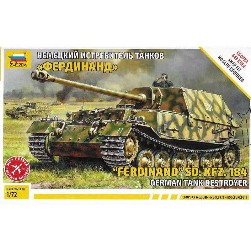 Zvezda Ferdinand Sd Kfz 184 (1/72) 5041