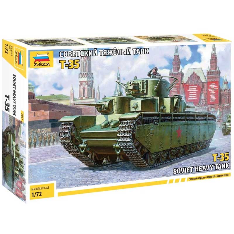 Zvezda Soviet Heavy Tank T-35 (1/72) 5061